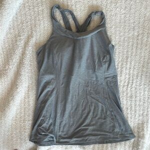 Heather grey halter neck Lululemon workout tank